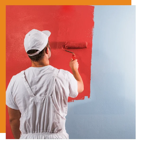 Professional painter wall
