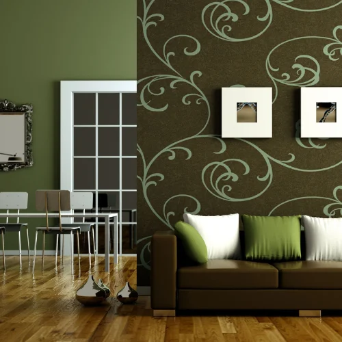 9 ways to use wallpaper in a living room