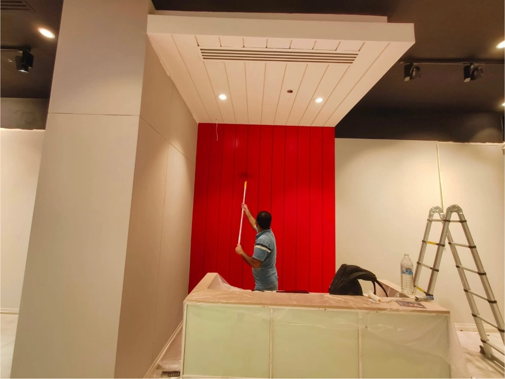 Professional shop painting services UAE