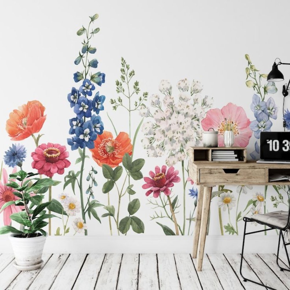 3d floral wallpaper Dubai