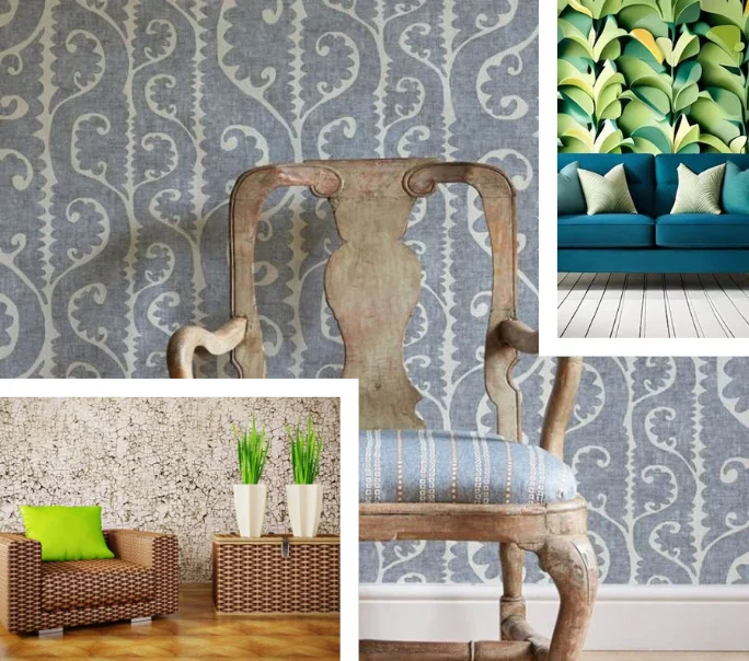 home interior wallpaper​