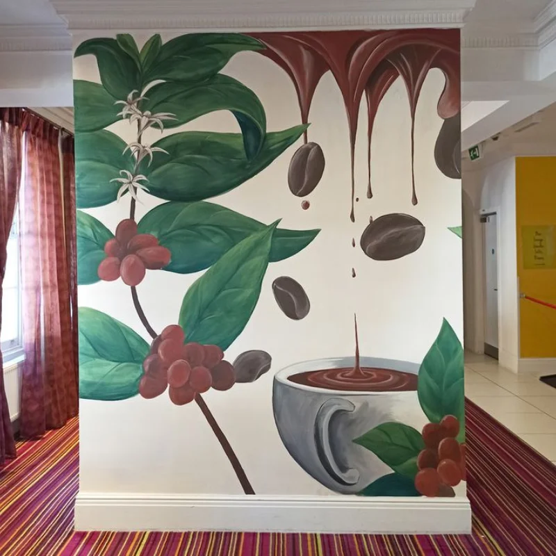 Coffee Shop Painting Dubai