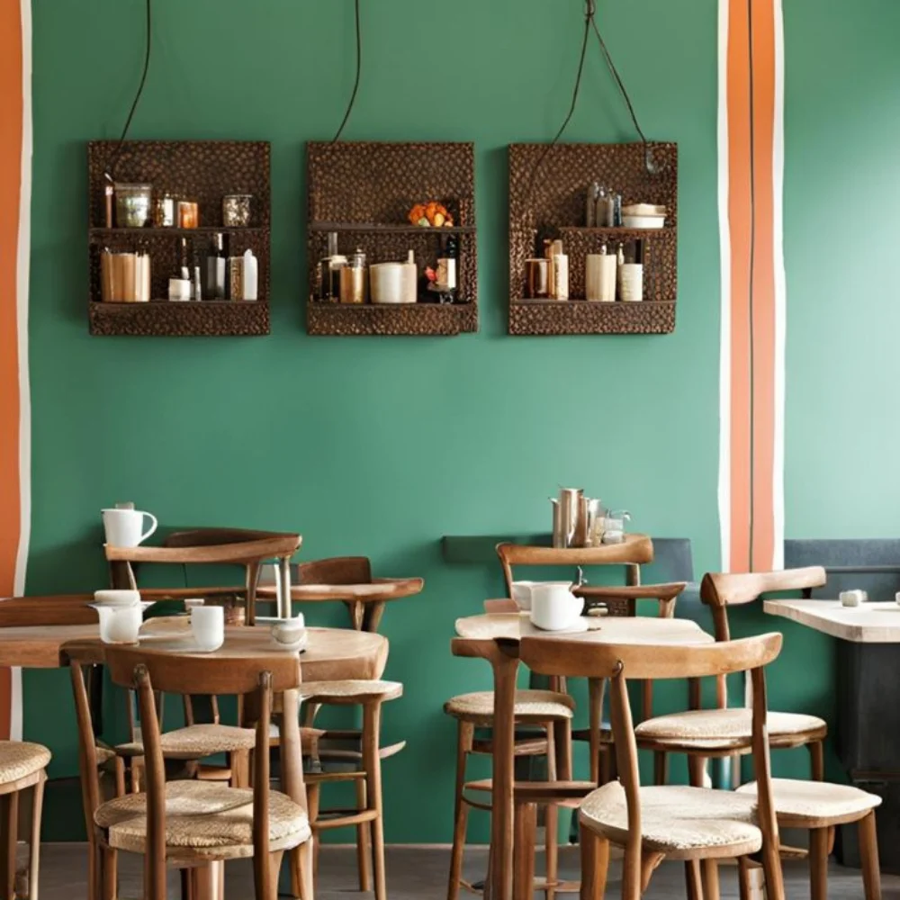 elegant restaurant paint finish Dubai