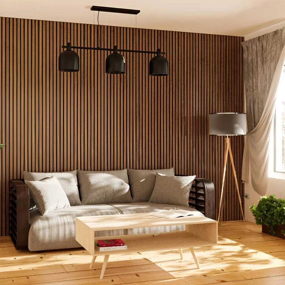 wooden wall paneling Dubai