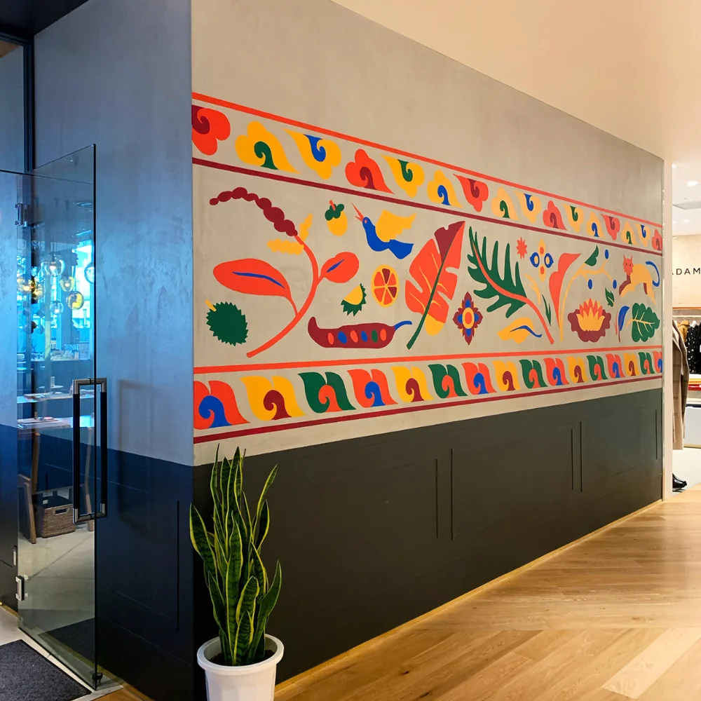 professional restaurant painters Dubai interior