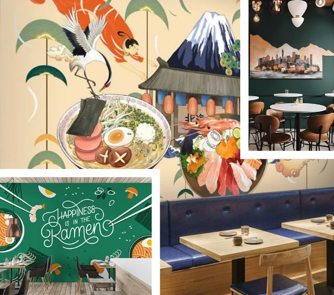 Restaurant painting Dubai