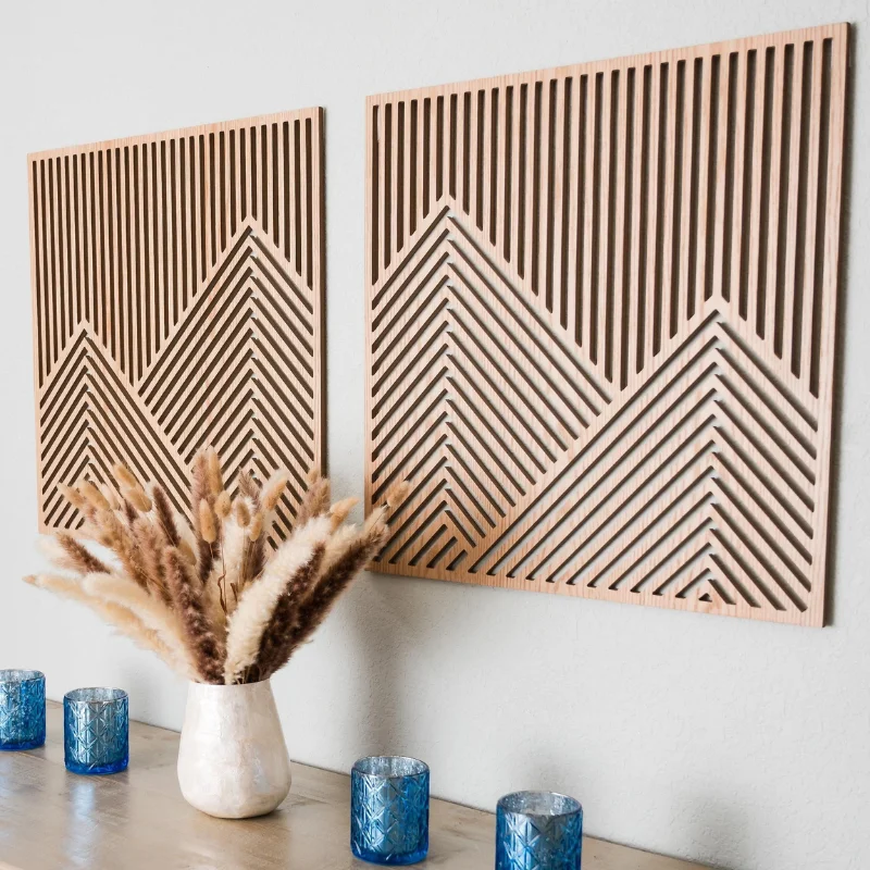 Wall Mounted Wood Panels