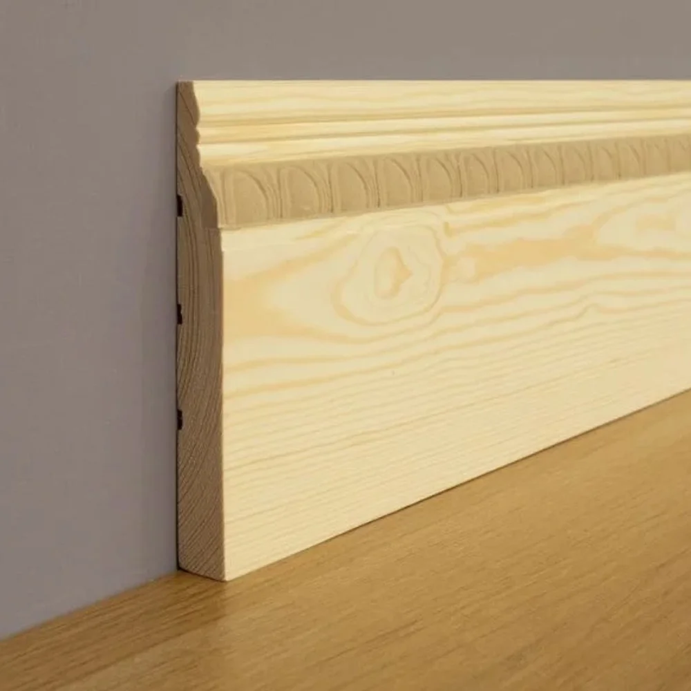 wooden floor skirting