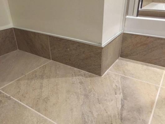 bathroom skirting tiles