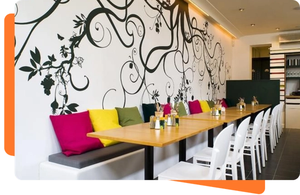 restaurant painting Dubai