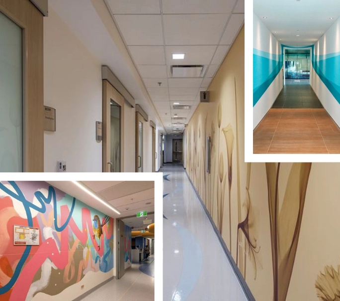 hospital interior painting
