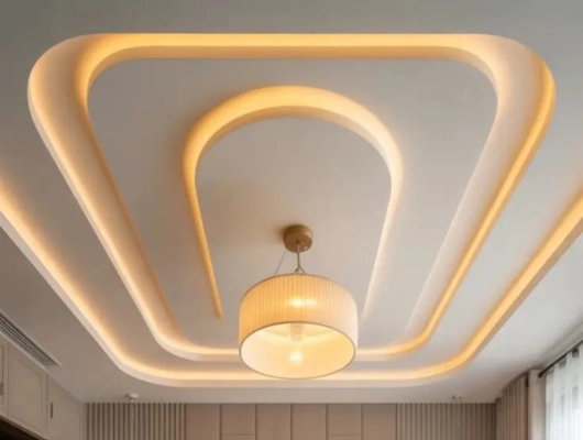 Bedroom Gypsum Ceiling in Dubai