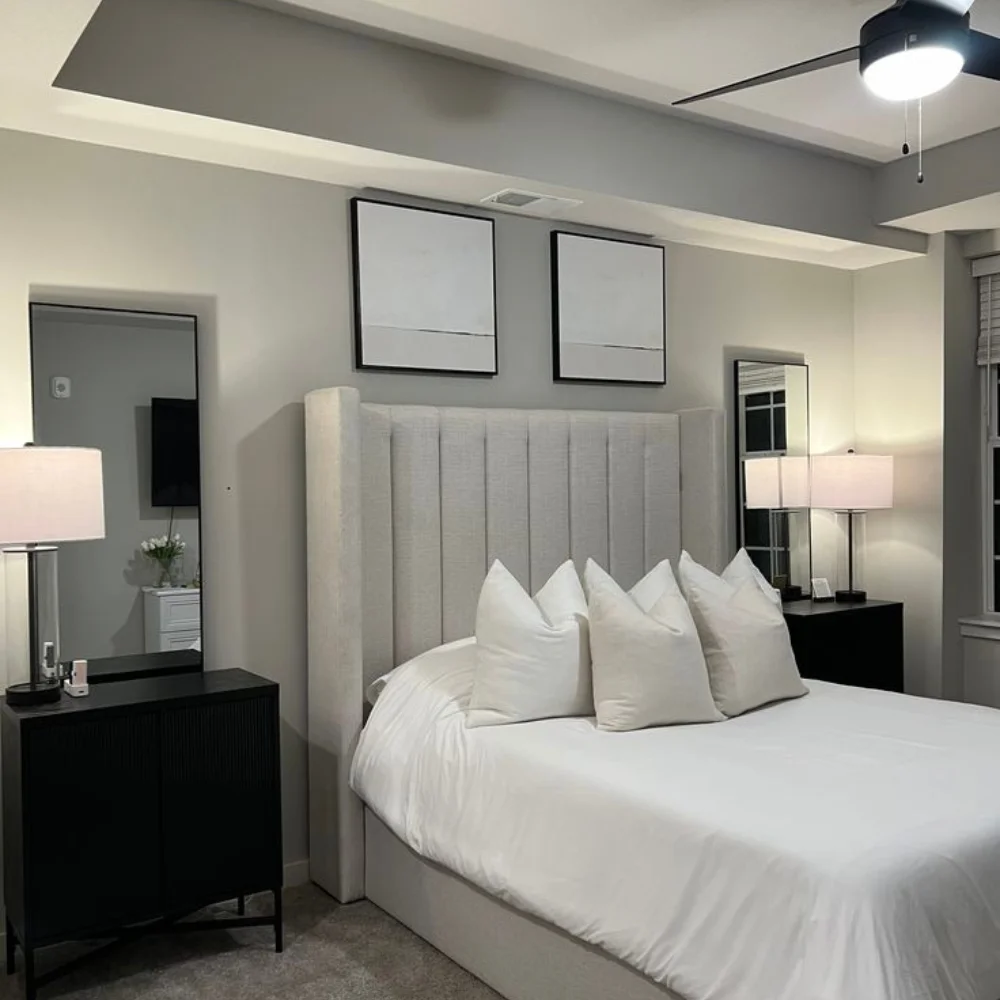 Contemporary Bedroom Renovation UAE