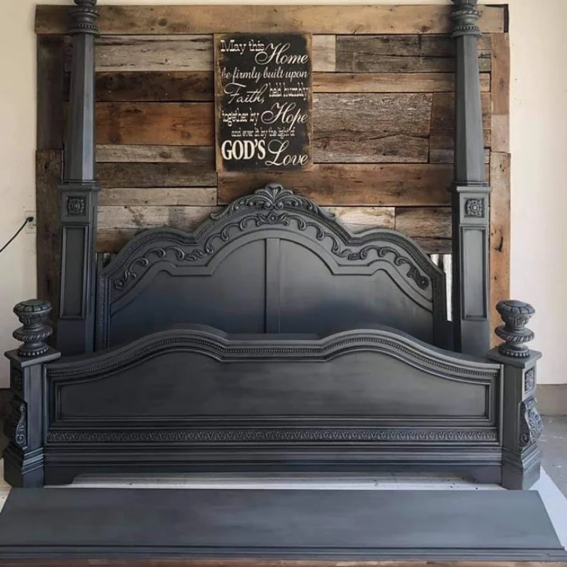 Wooden Bed Painting in Dubai