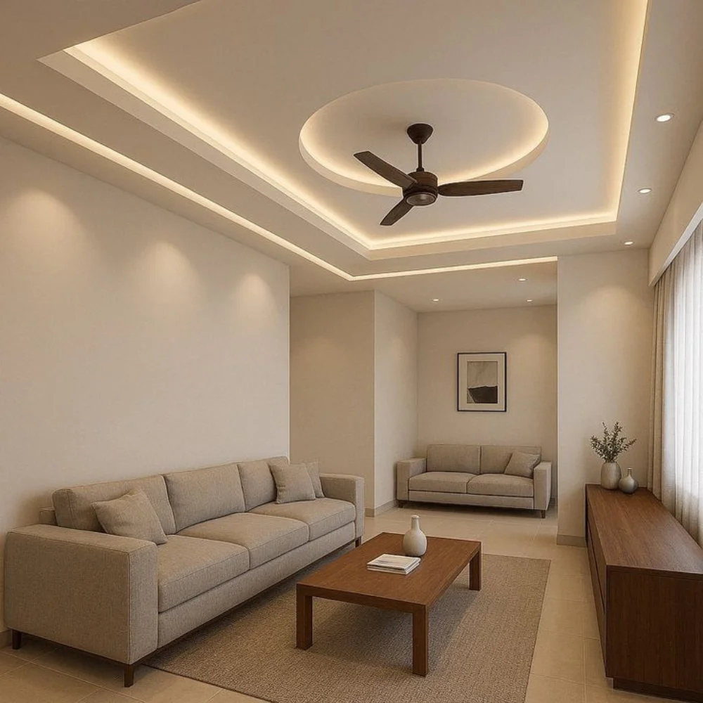 Custom ceiling design for luxury room interiors