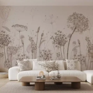 Floral Mural Wallpaper Dubai