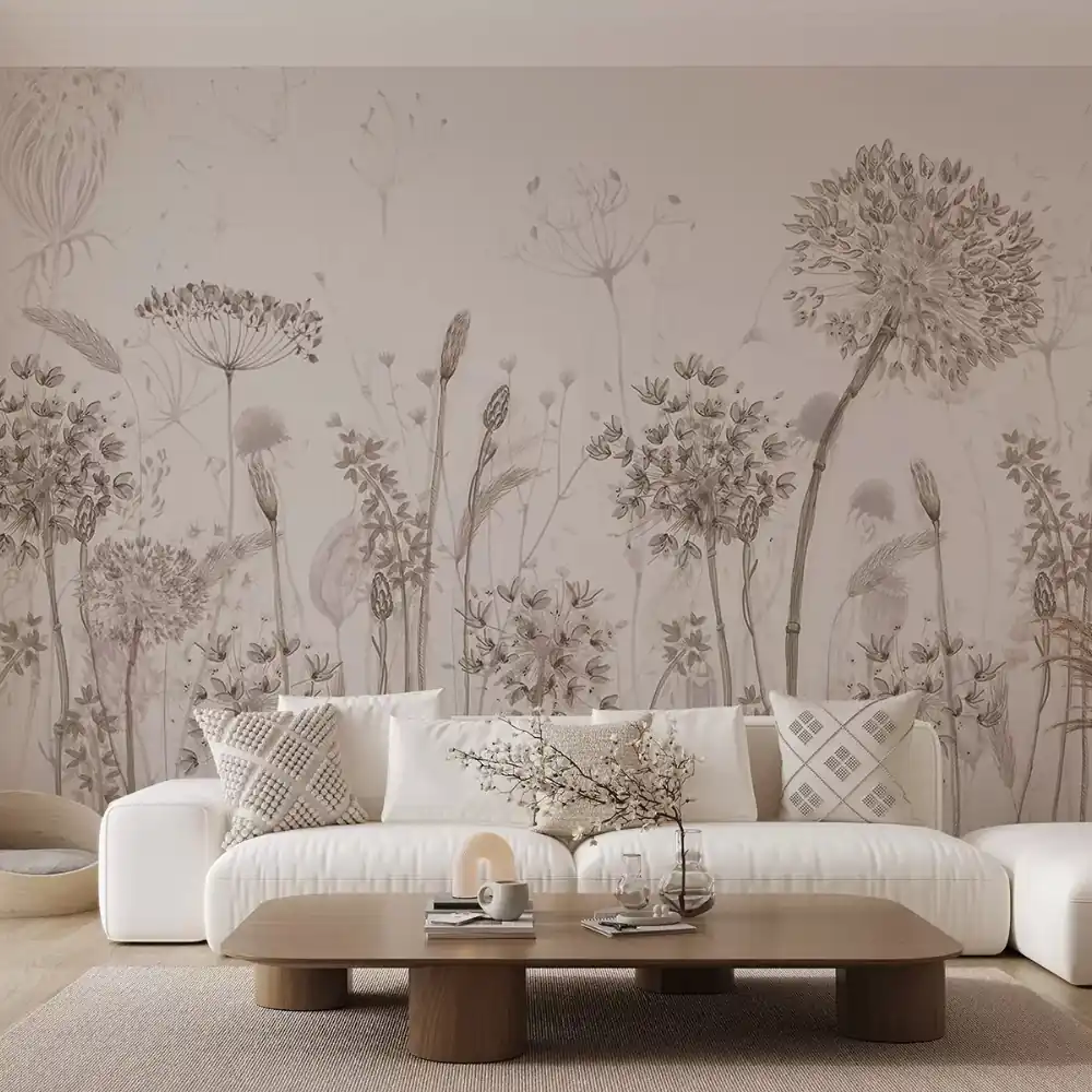 Floral Mural Wallpaper Dubai