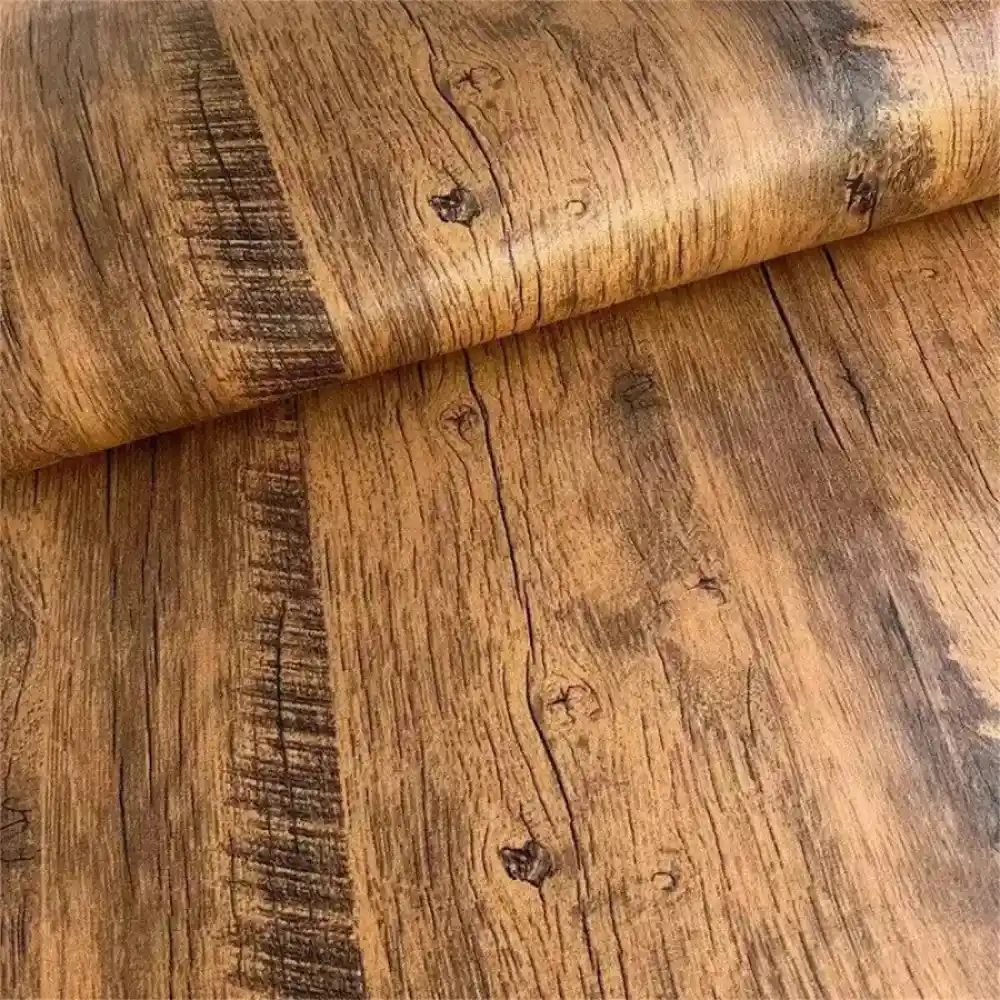 buy Wide Wood Grain PVC Wallpaper