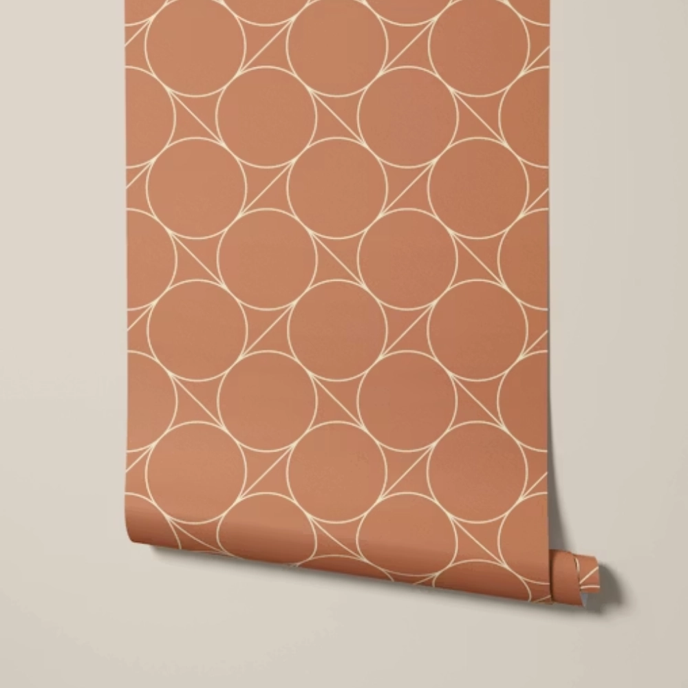 buy Retro Circles Wallpaper rolls