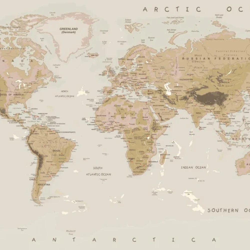 high resolution world map wallpaper in Dubai
