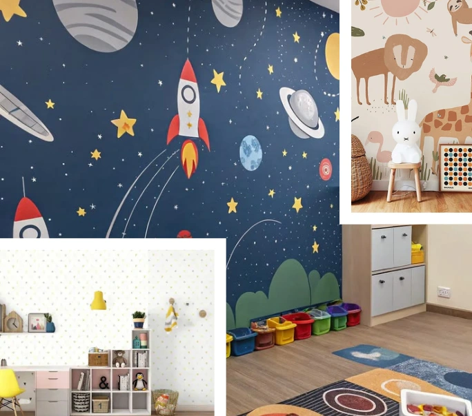 kids room wallpaper in Dubai