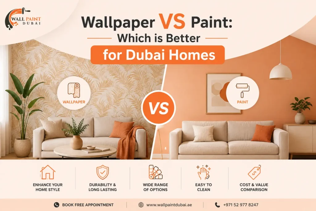 Wallpaper VS Paint Which is Better for Dubai Homes