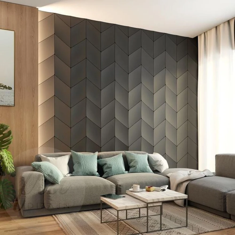 living room wall cladding dubai