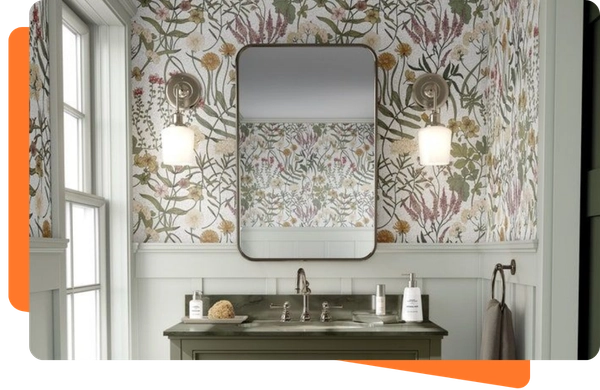 bathroom wallpaper Dubai