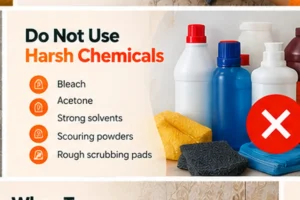 Do Not Use Harsh Chemicals