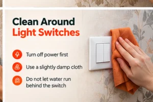 How To Clean Around Light Switches