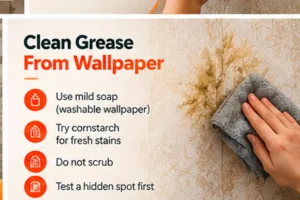 How To Clean Grease From Wallpaper
