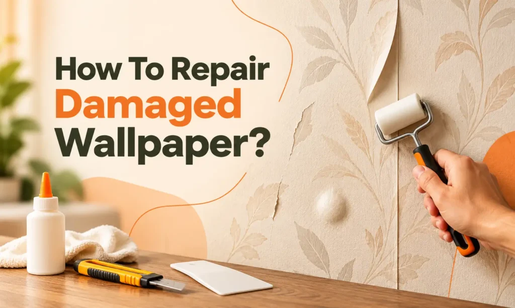 How To Repair Damaged Wallpaper?