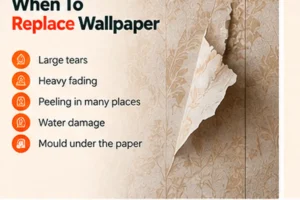 When To Replace Wallpaper Instead of Cleaning It